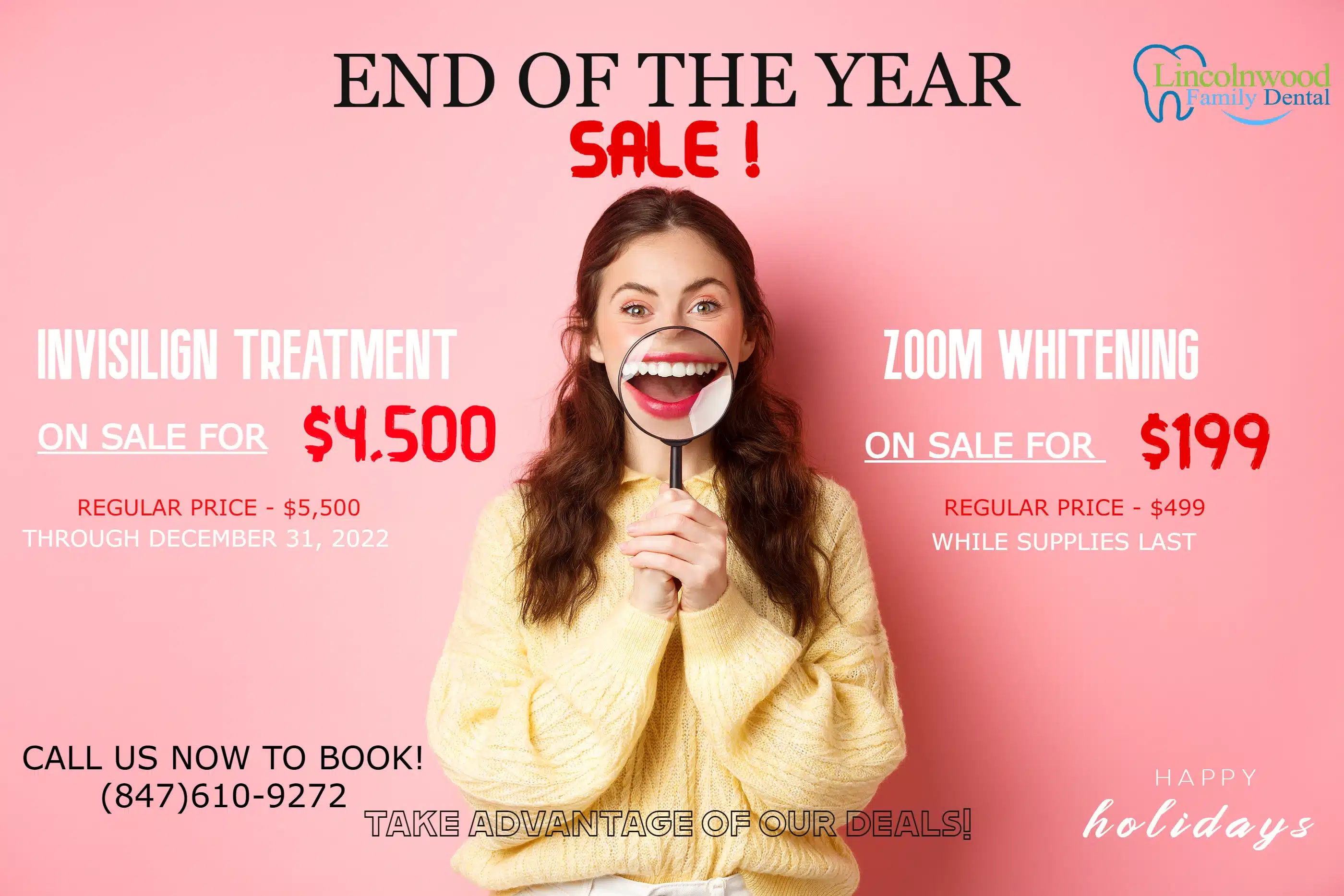 END OF THE YEAR SALE!