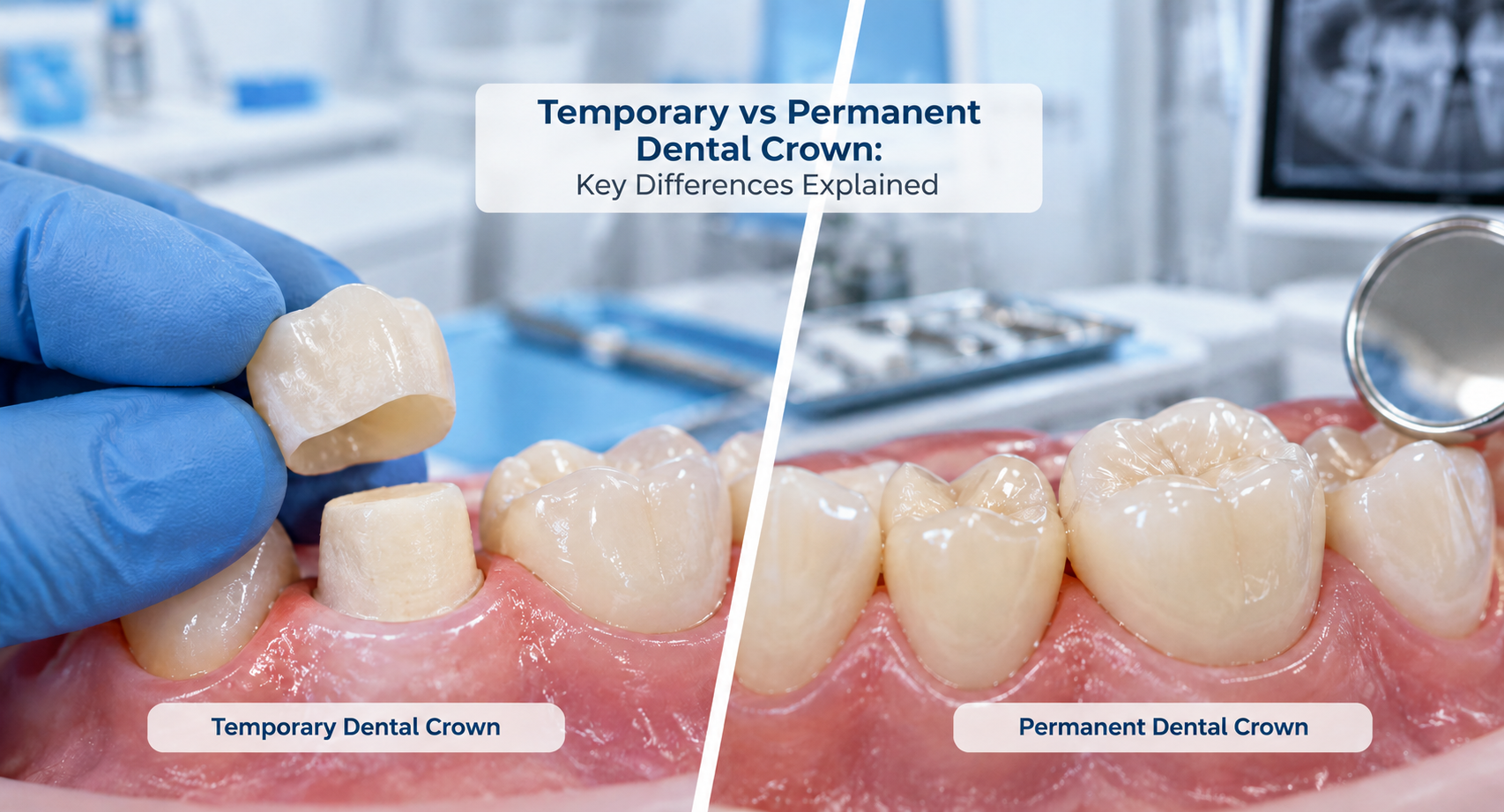 Temporary vs Permanent Dental Crown: Key Differences Explained
