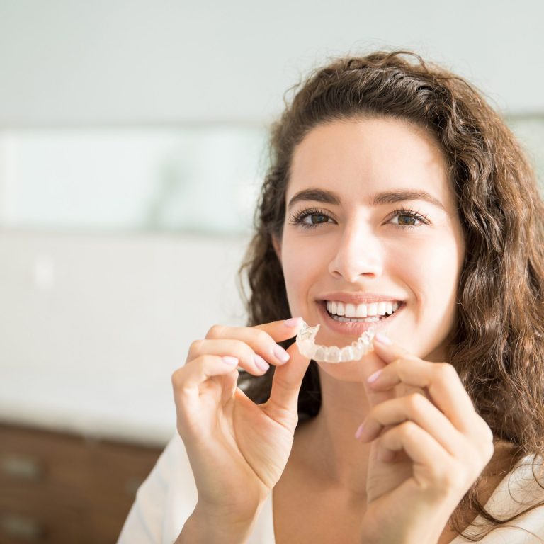 A patient of the best Invisalign dentist at Lincolnwood Family Dental